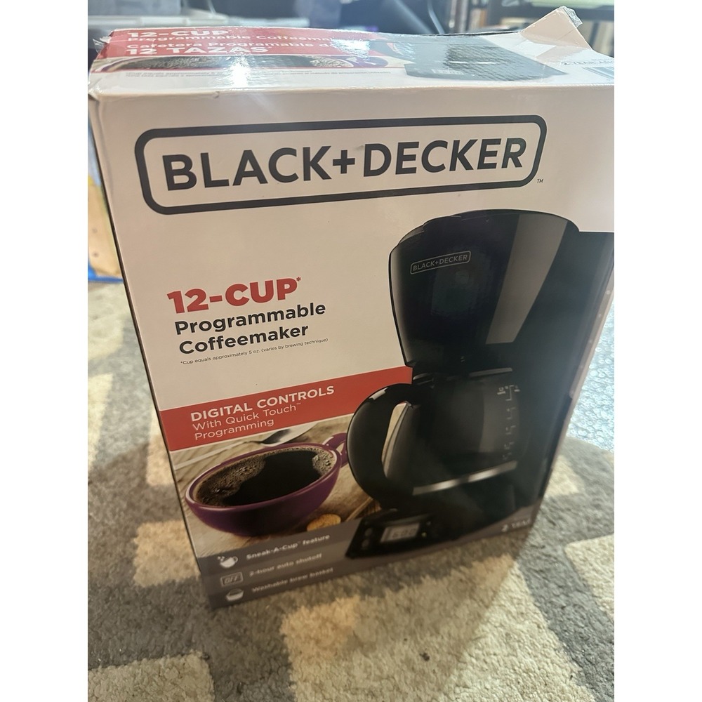 Black & Decker 12-cup programmable coffee‎ maker